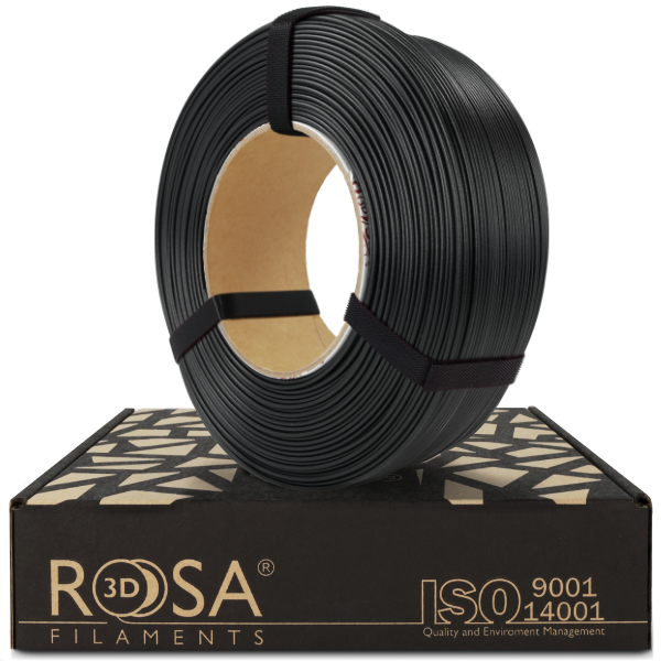 Rosa3D PETG CarbonLook Black 1.75mm 1kg REFILL