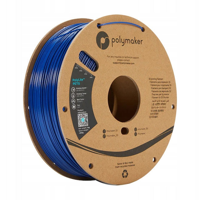 Filament Polymaker PolyLite PETG 1,75mm 1kg - Blue