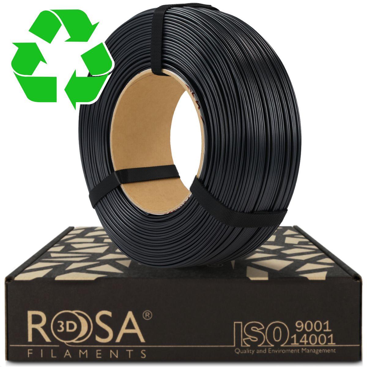 Rosa3D R-PETG Impact Black 1.75mm 1kg REFILL