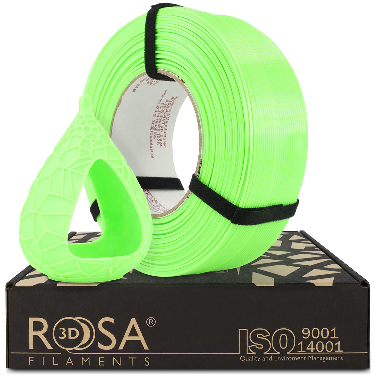 Rosa3D PETG HS Neon Green 1.75mm 1kg REFILL