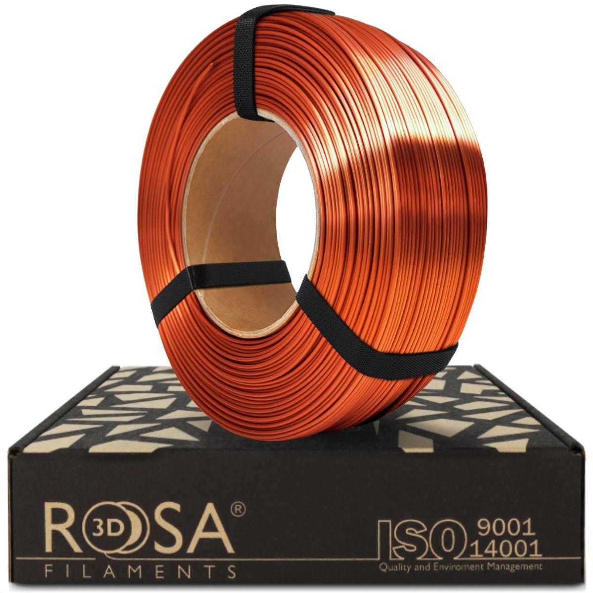 Rosa3D PLA Silk Copper 1.75mm 1kg REFILL