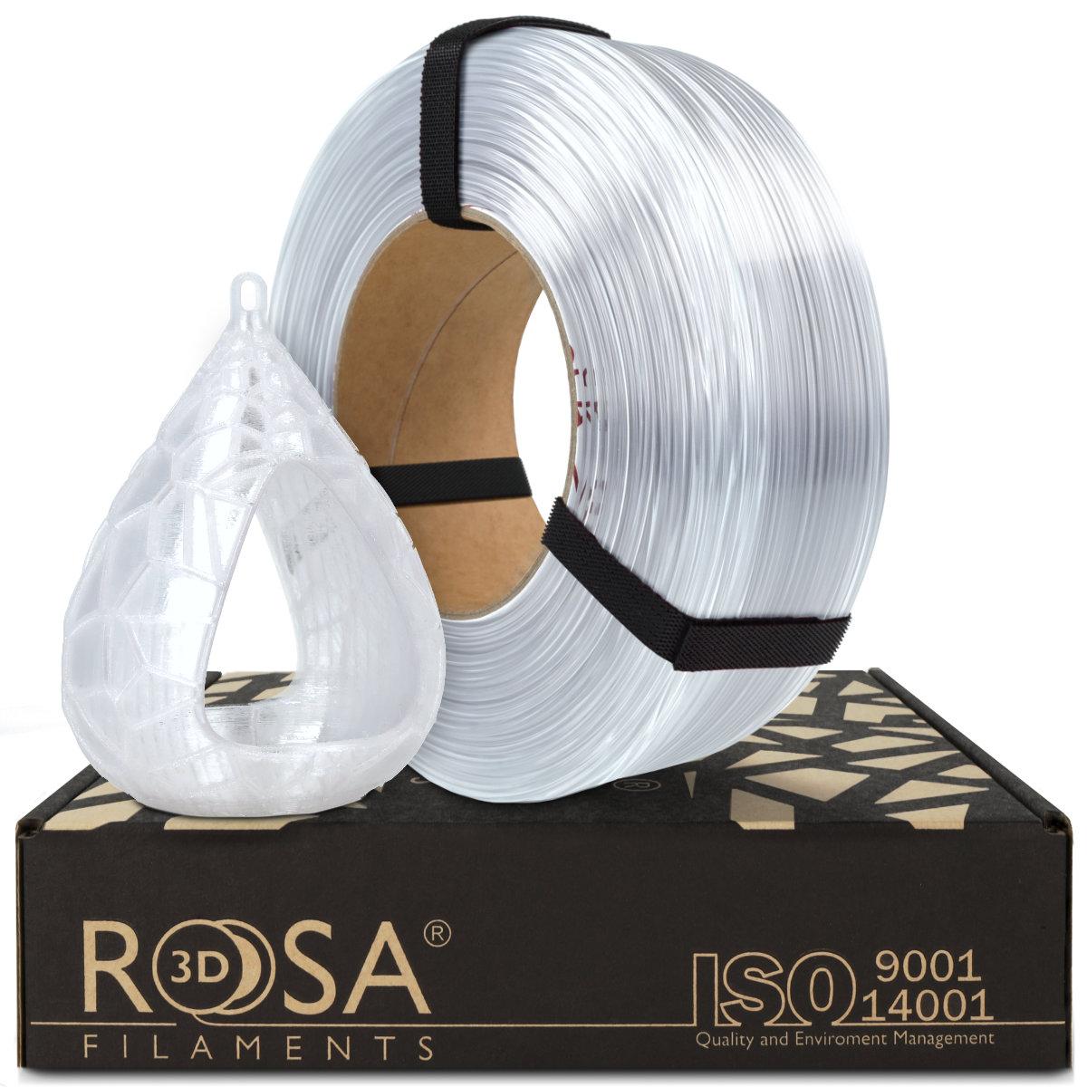 Rosa3D PETG HS Transparent 1.75mm 1kg REFILL