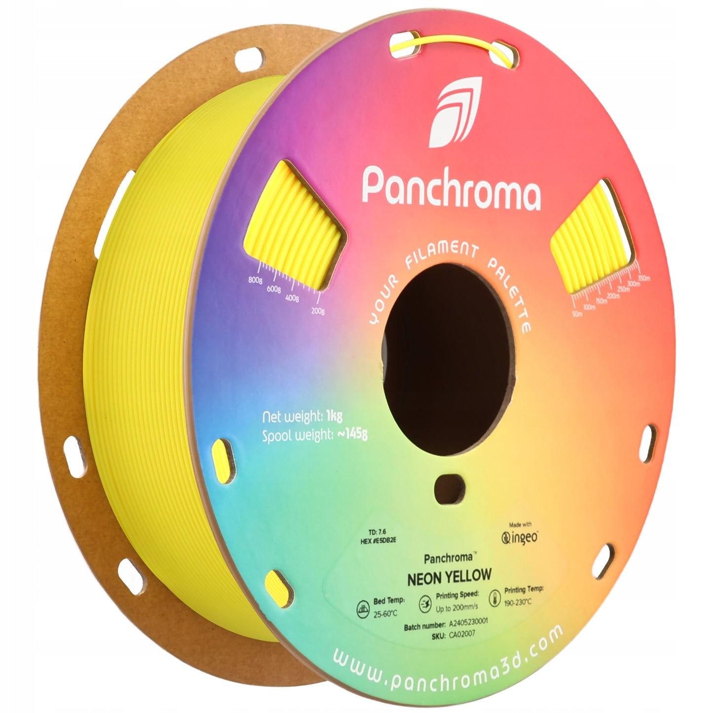 Polymaker Panchroma PLA Neon Yellow 1.75 mm 1kg