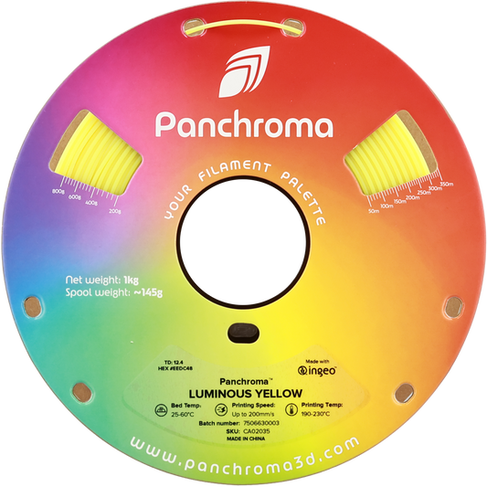 Polymaker Panchroma PLA Luminous Yellow 1.75 mm 1kg