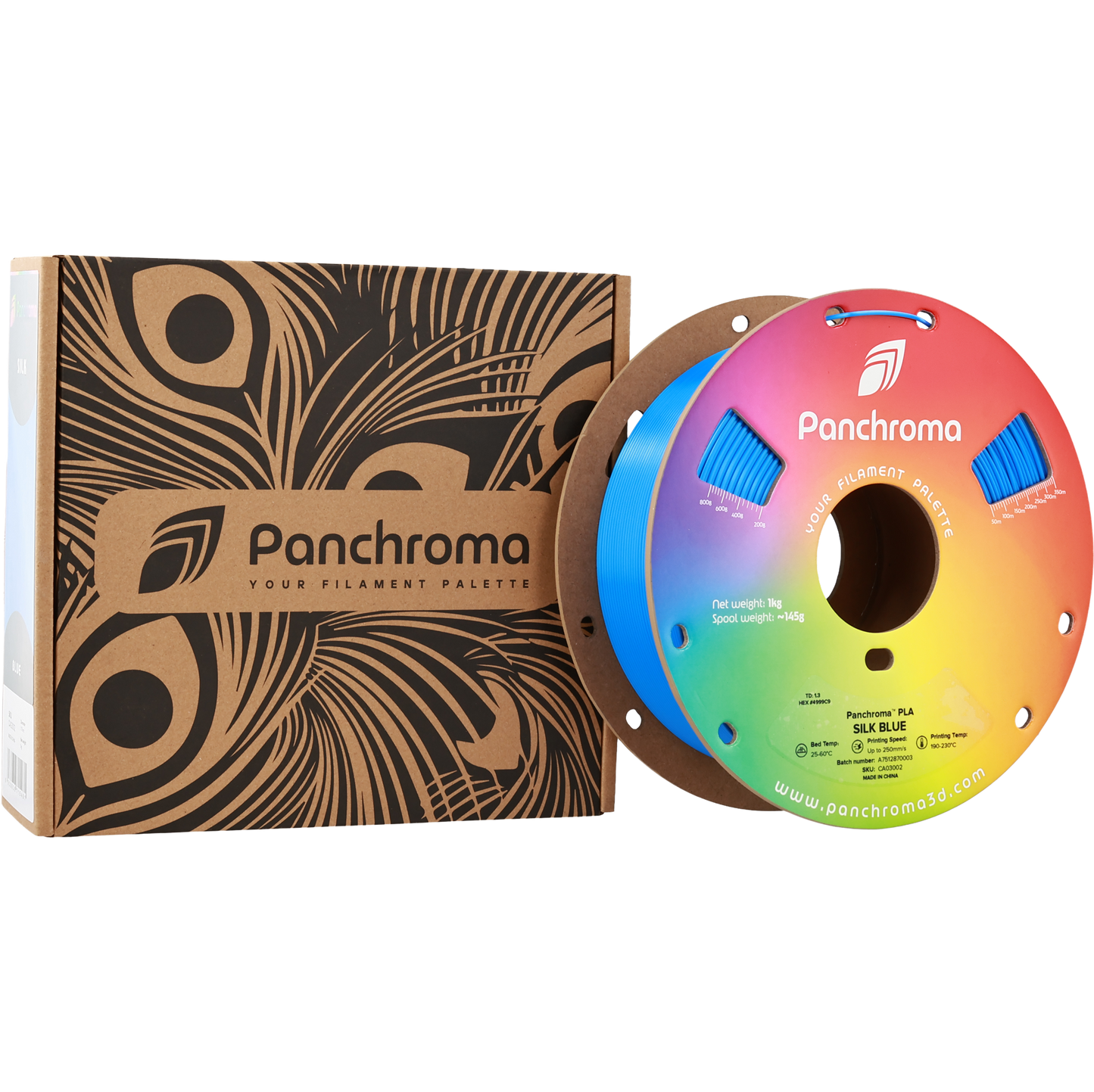 Polymaker Panchroma PLA Silk Blue 1.75 mm 1kg