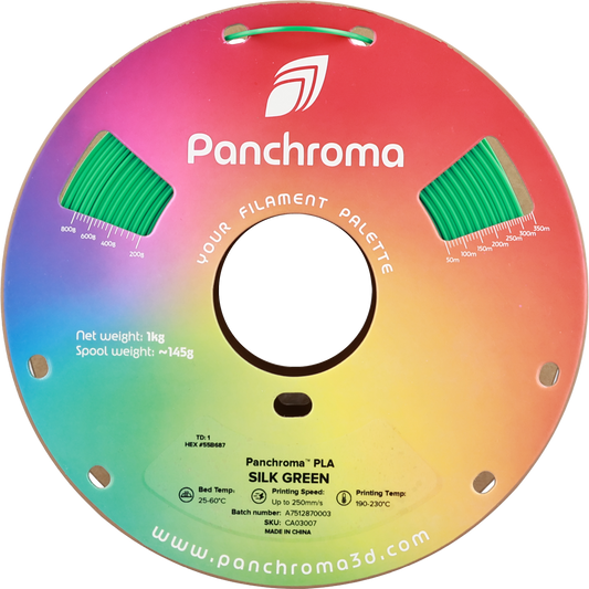 Polymaker Panchroma PLA Silk Green 1.75 mm 1kg