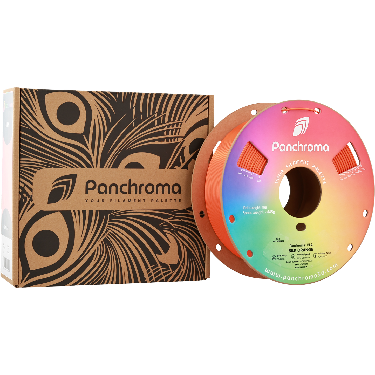 Polymaker Panchroma PLA Silk Orange 1.75 mm 1kg