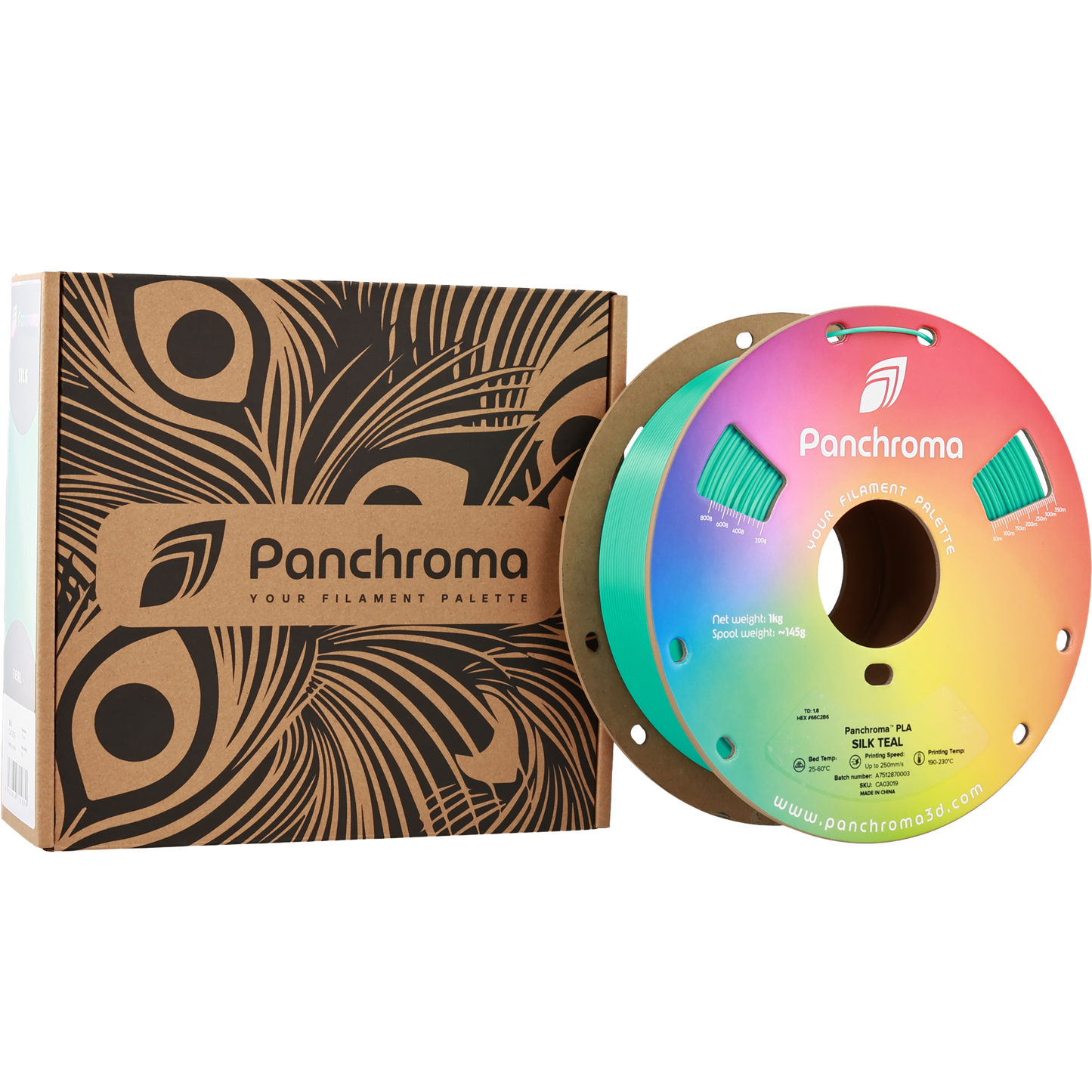 Polymaker Panchroma PLA Silk Teal 1.75 mm 1kg