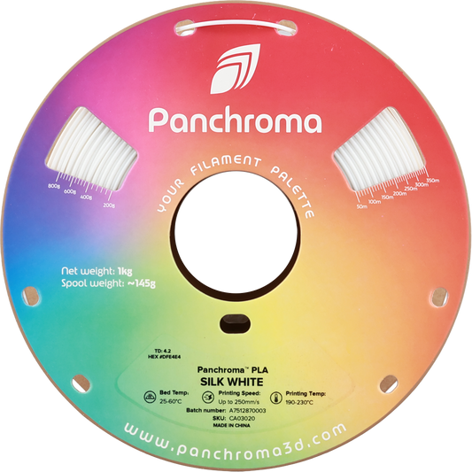 Polymaker Panchroma PLA Silk White 1.75 mm 1kg