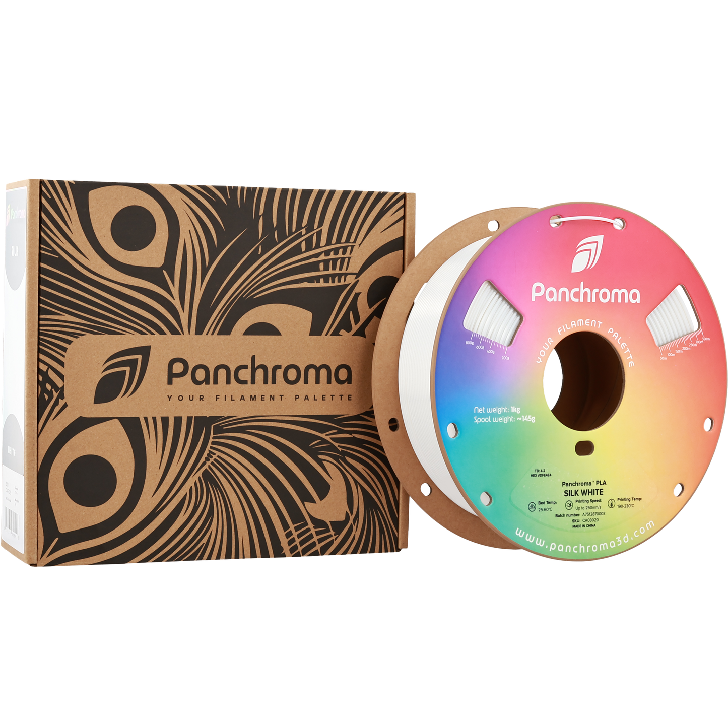 Polymaker Panchroma PLA Silk White 1.75 mm 1kg