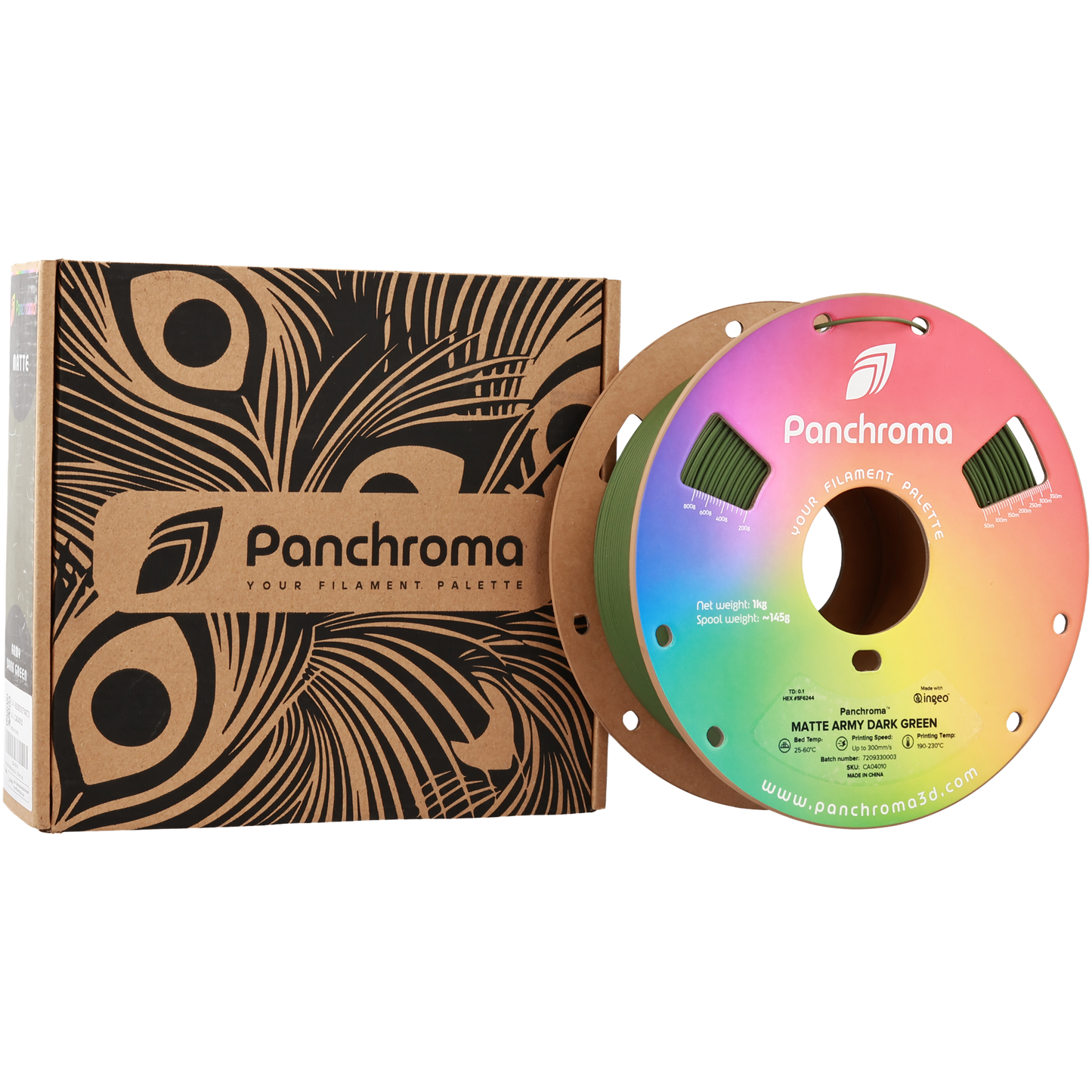 Polymaker Panchroma PLA MAtte Army Dark Green 1.75 mm 1kg