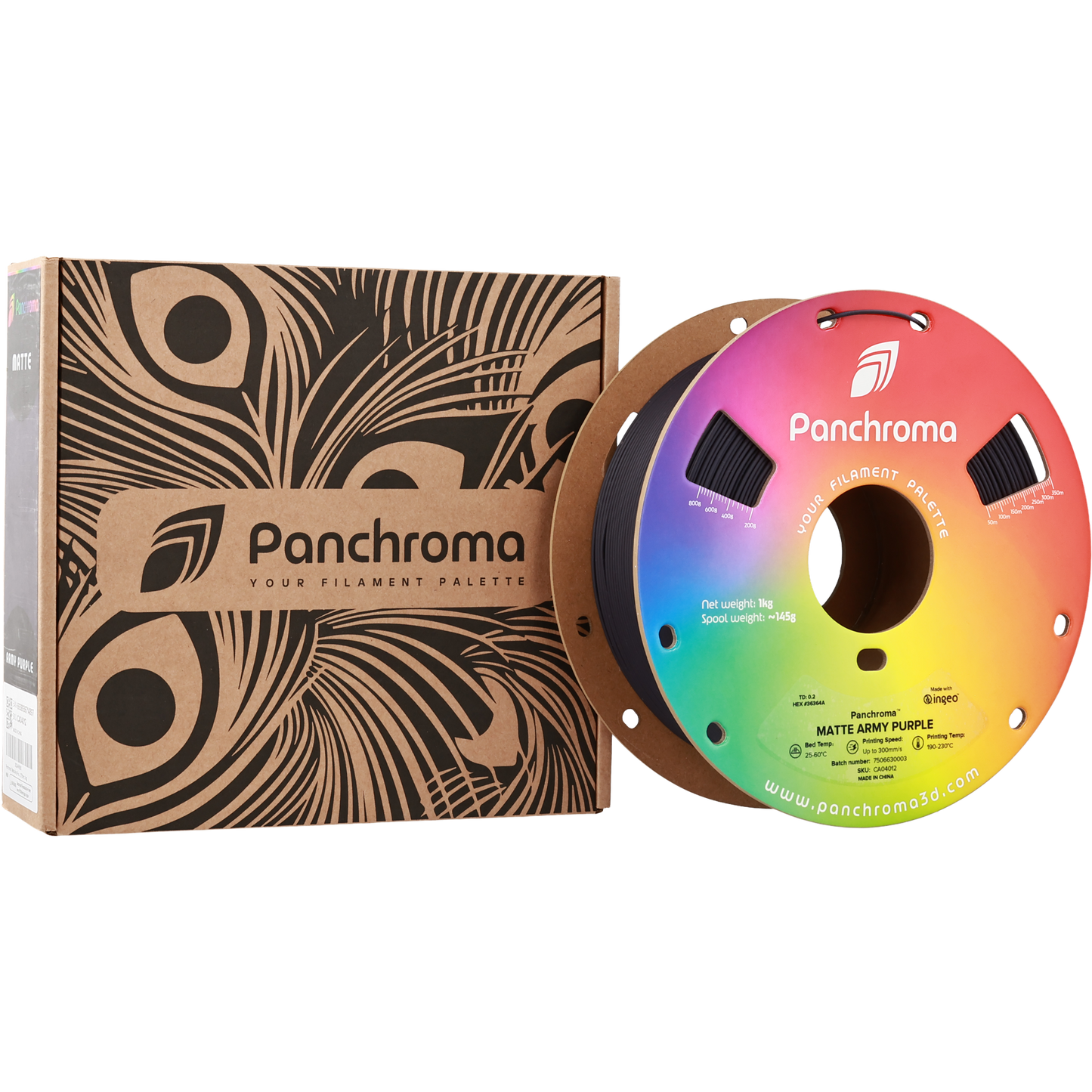Polymaker Panchroma PLA Matte Army Purple 1.75 mm 1kg