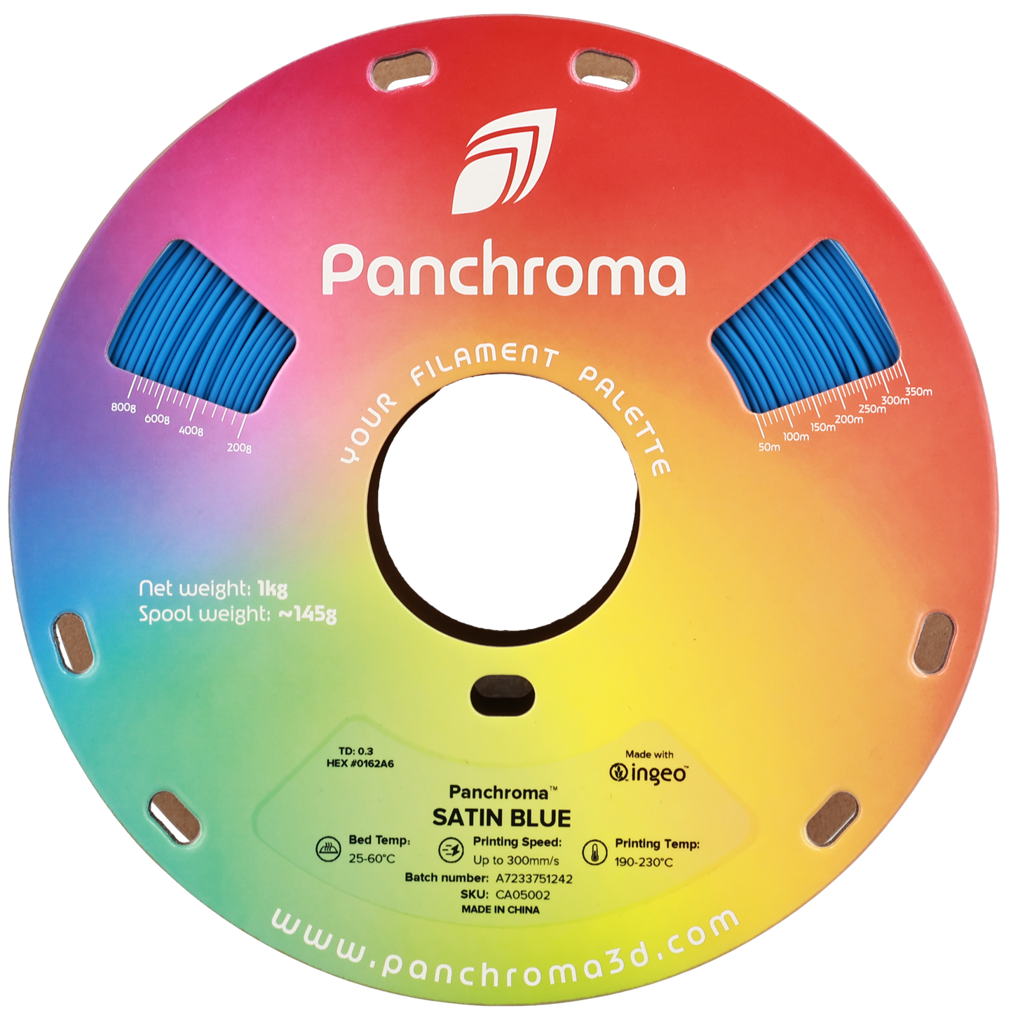 Polymaker Panchroma PLA Satin Blue 1.75 mm 1kg