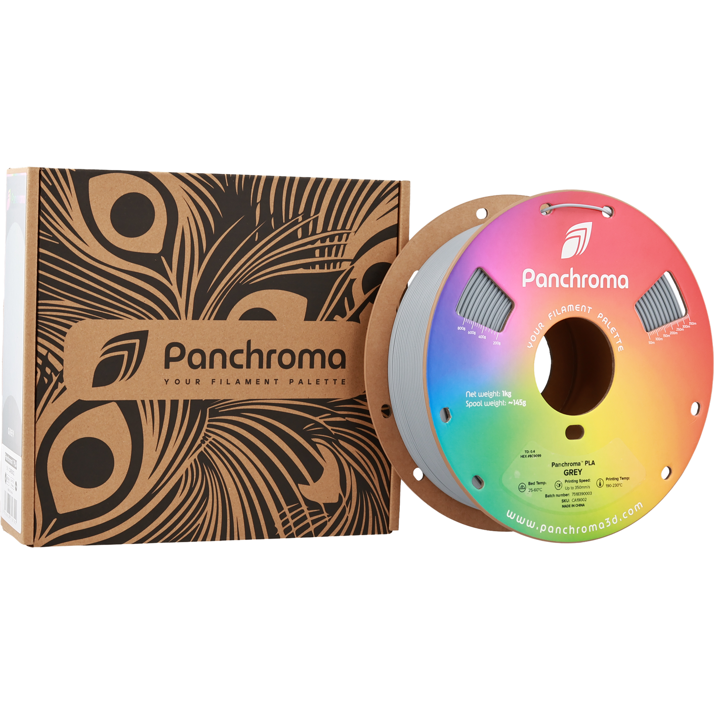 Polymaker Panchroma PLA Grey 1.75 mm 1kg