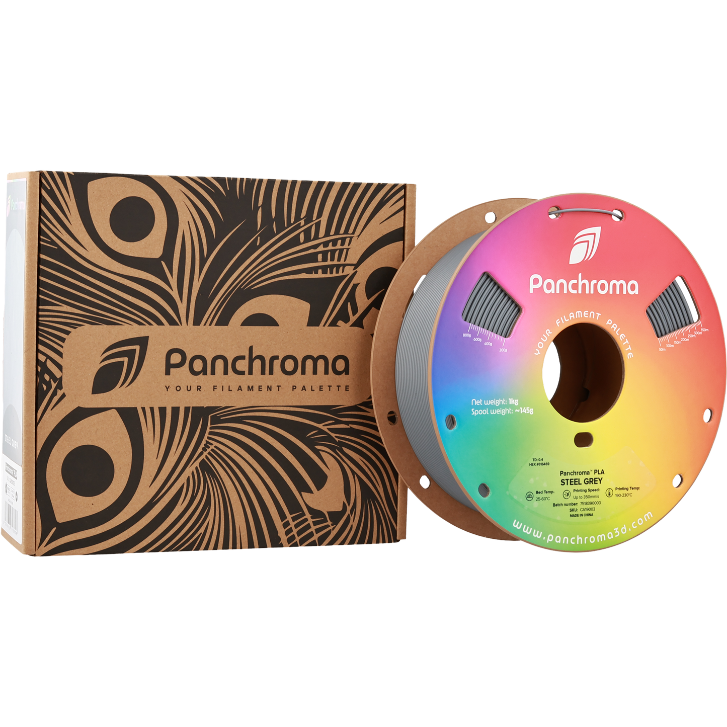 Polymaker Panchroma PLA Steel Grey 1.75 mm 1kg