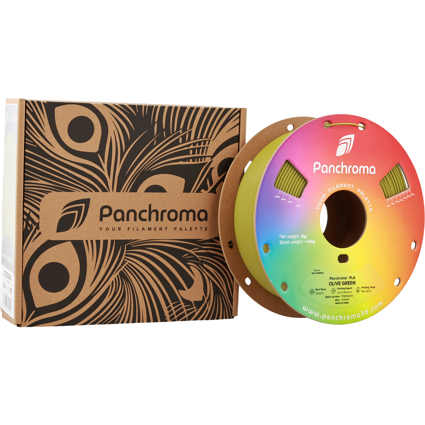 Polymaker Panchroma PLA Olive Green 1.75 mm 1kg