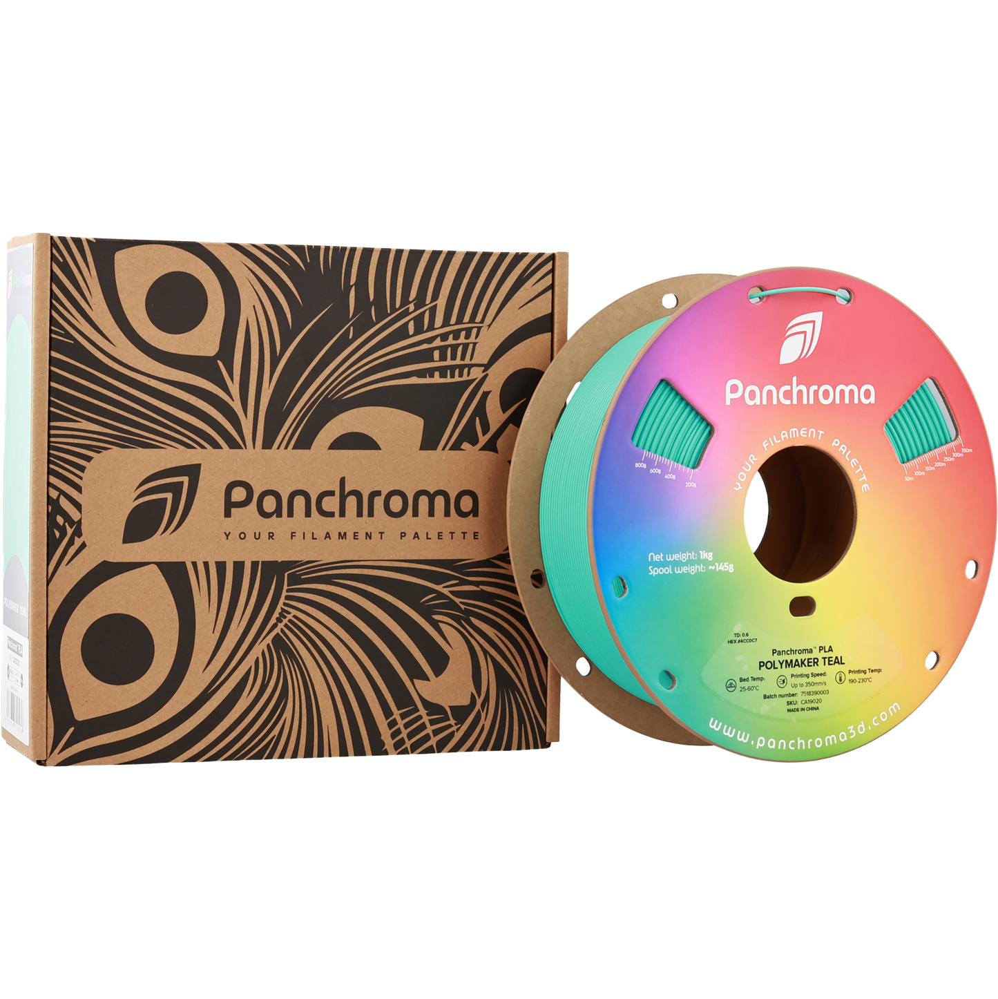 Polymaker Panchroma PLA Teal 1.75 mm 1kg