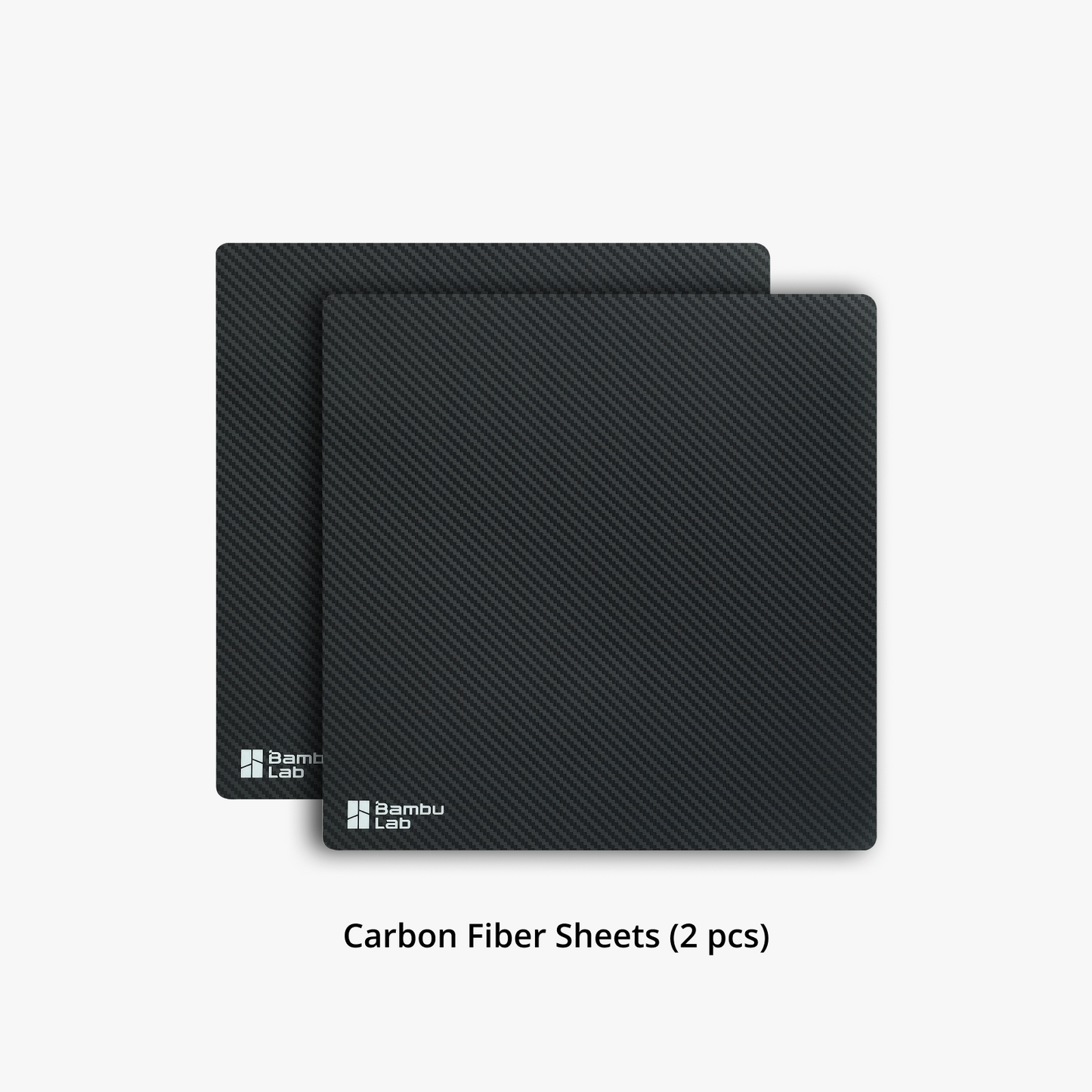 Bambu Lab 3D Effect Plate - A1 mini / Spare Sheets (2pcs) / Carbon Fiber