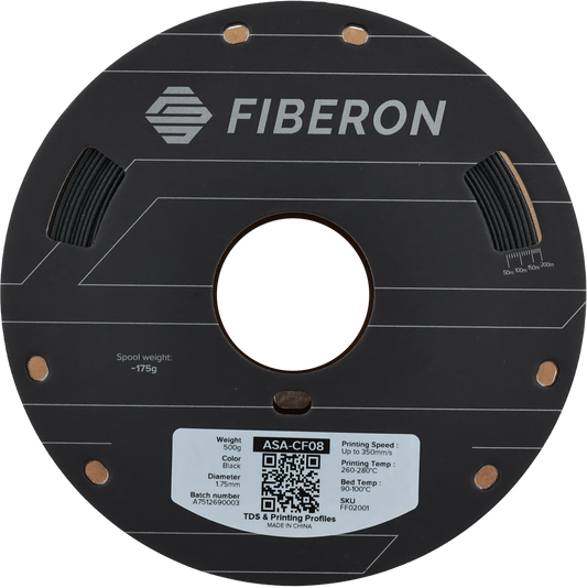 Polymaker Fiberon ASA-CF08 Black 1.75mm 500g