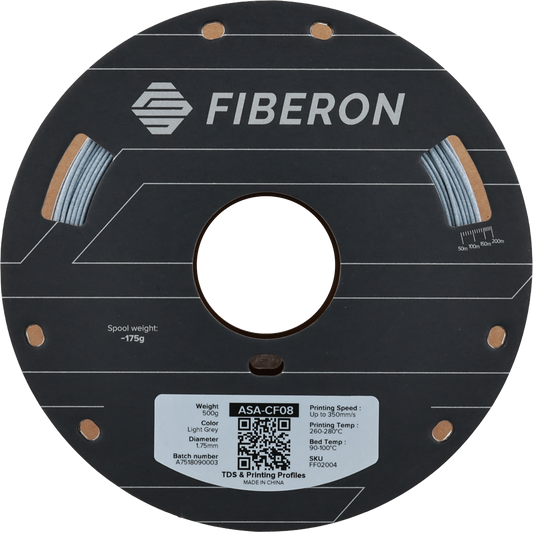 Polymaker Fiberon ASA-CF08 Light Grey 1.75mm 500g