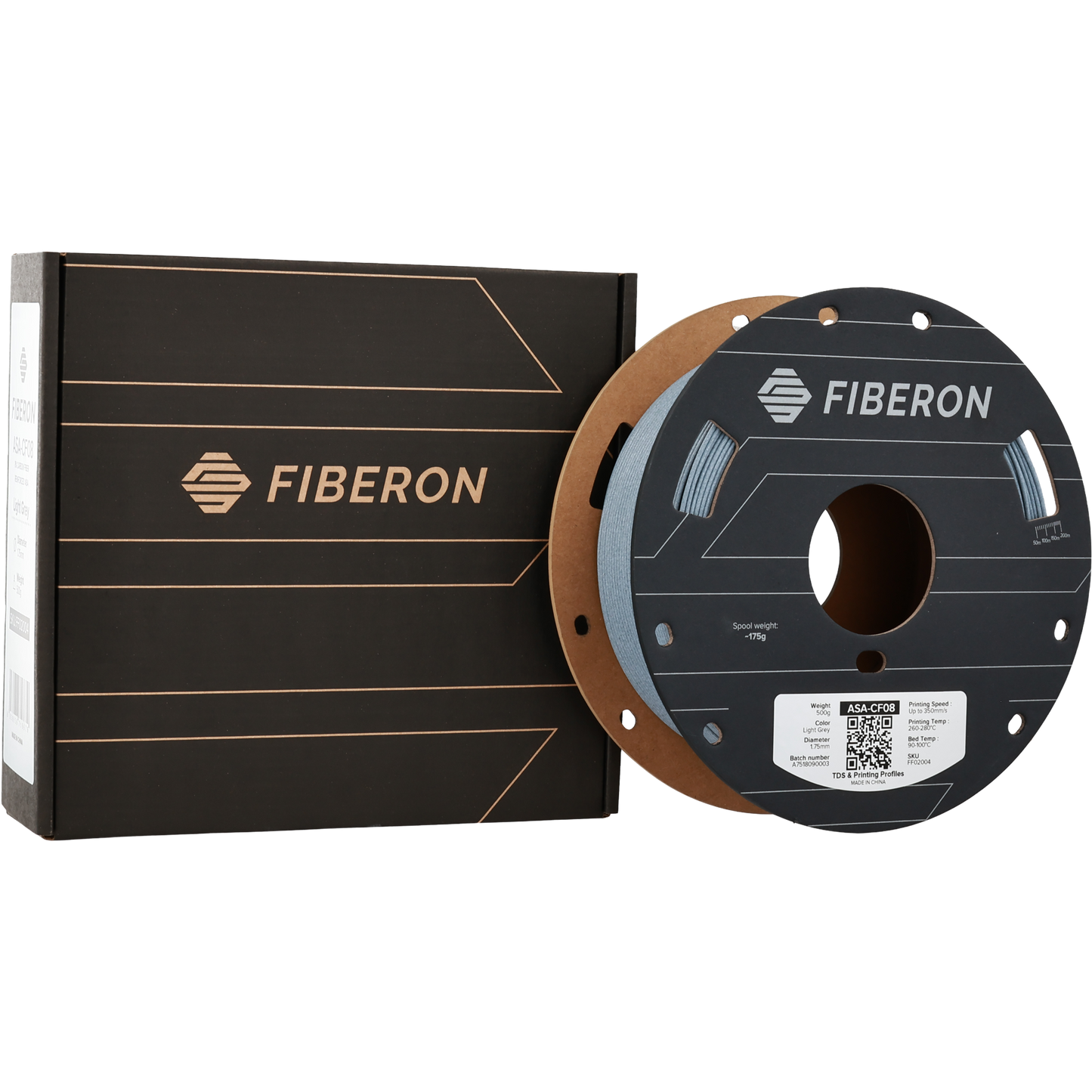 Polymaker Fiberon ASA-CF08 Light Grey 1.75mm 500g