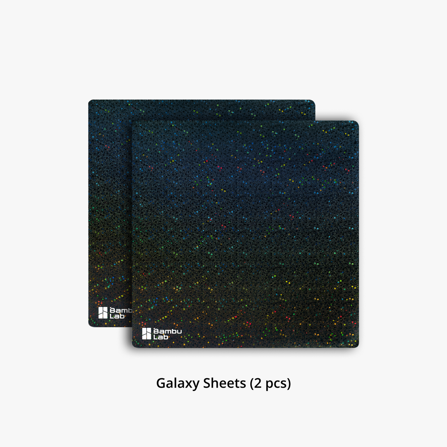 Bambu Lab 3D Effect Plate - X1 / P1 / A1 / (2pcs) / Galaxy