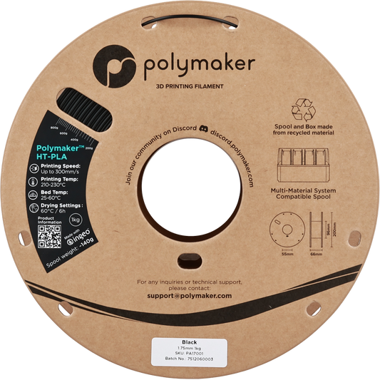Polymaker HT-PLA Black 1.75 mm 1kg