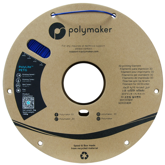 Polymaker PolyLite PETG 1,75mm 1kg - Blue