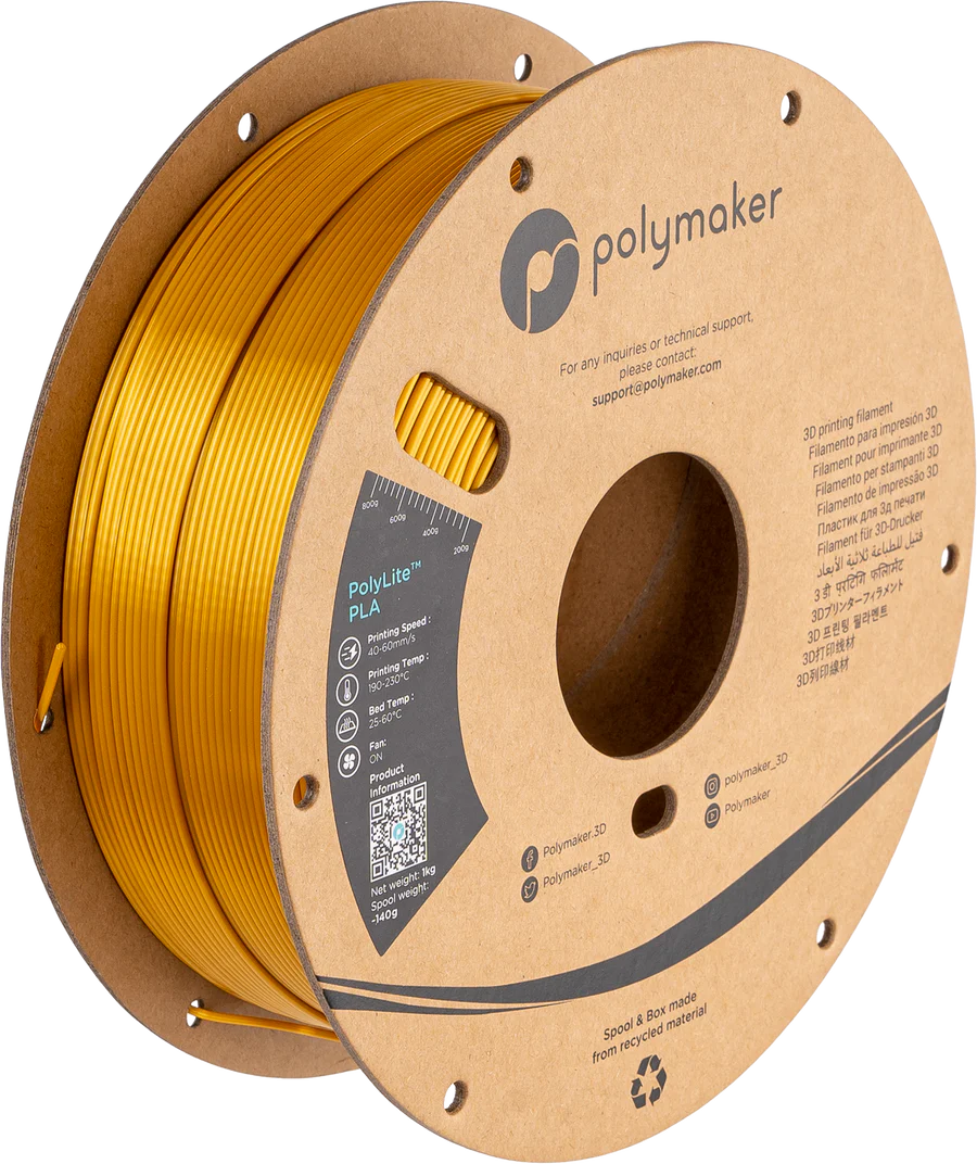 Filament Polymaker PolyLite ASA 1,75mm 1kg - Grey