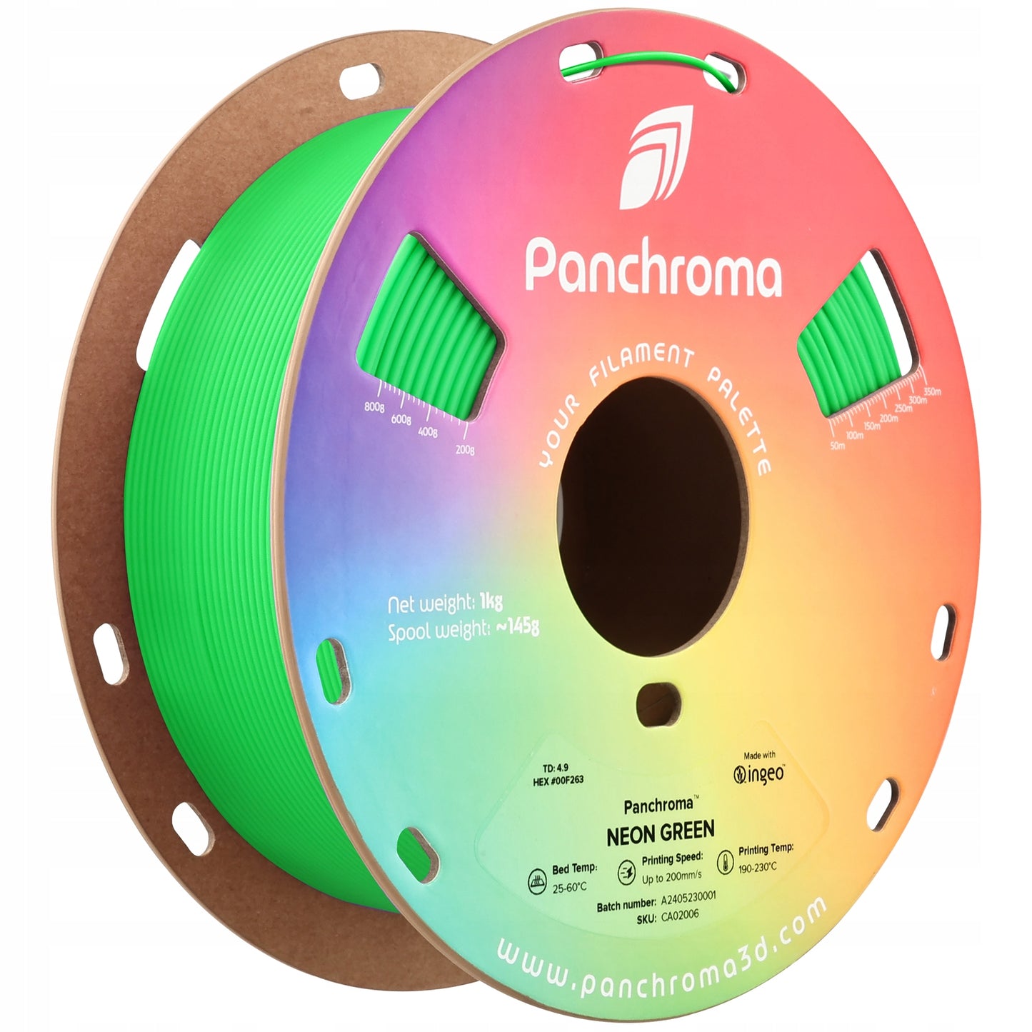 Polymaker Panchroma PLA Neon Green 1.75 mm 1kg