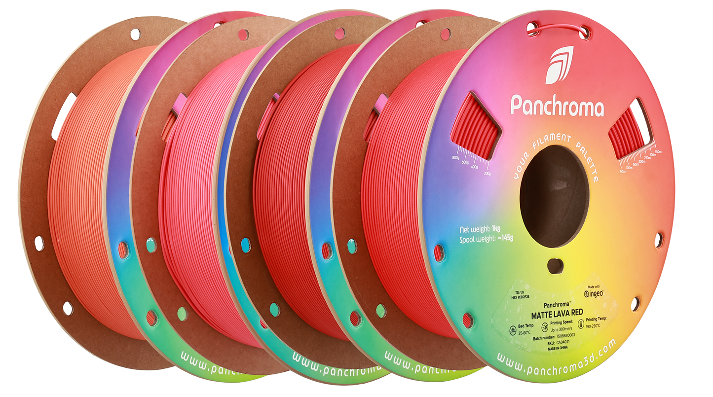 Zestaw Panchroma PLA Matte Czerwony