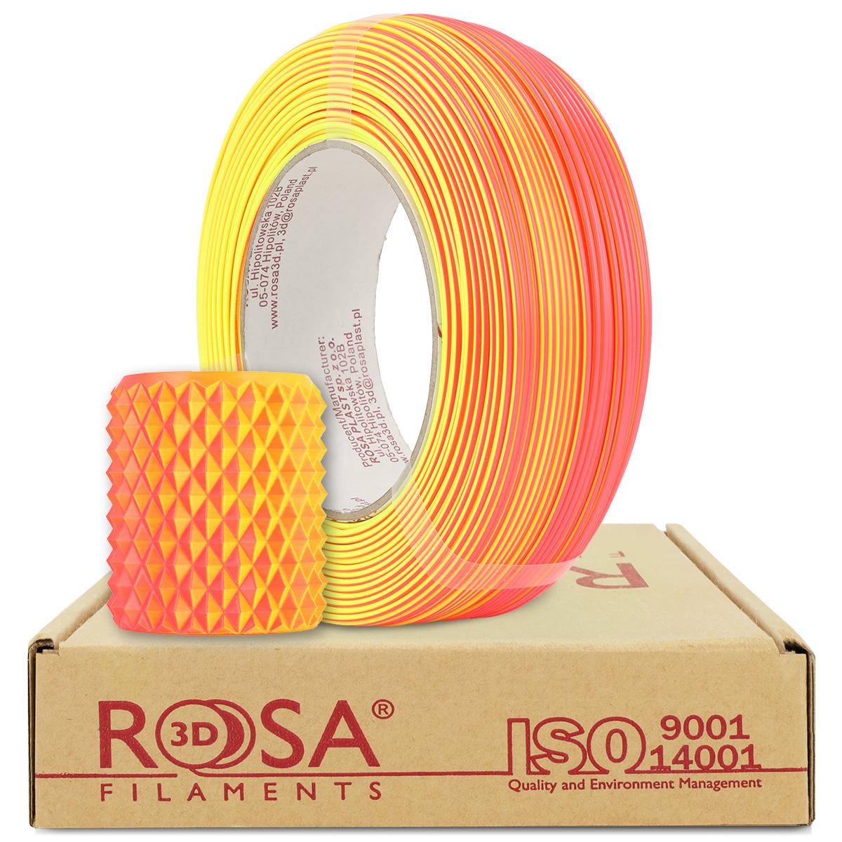Rosa3D PLA Magic Neon Sunrise 1.75mm 500g REFILL