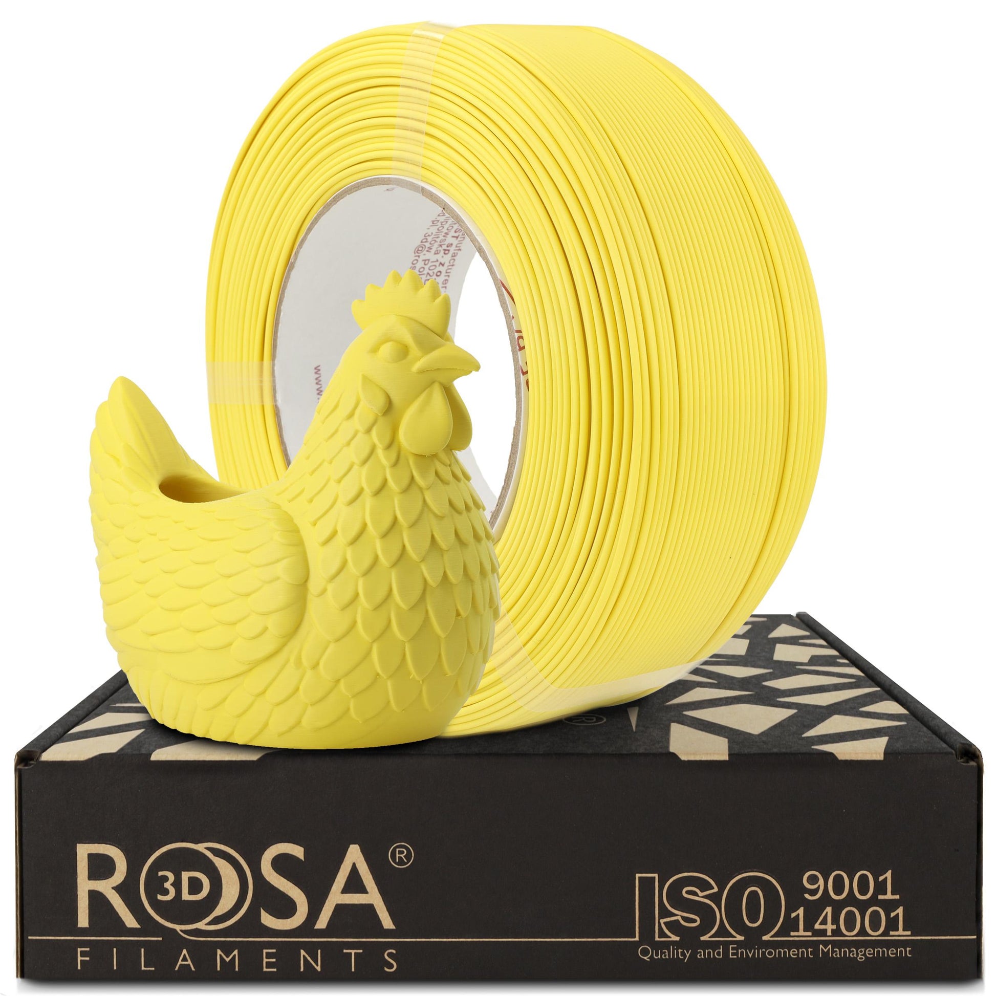 Rosa3D PLA Speed Matt Ginger Yellow 1.75mm 1kg REFILL