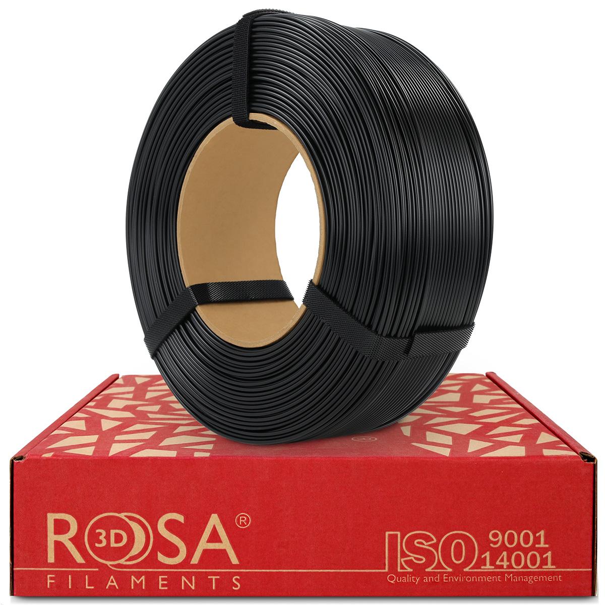 Rosa3D ASA Black 1.75mm 1kg REFILL