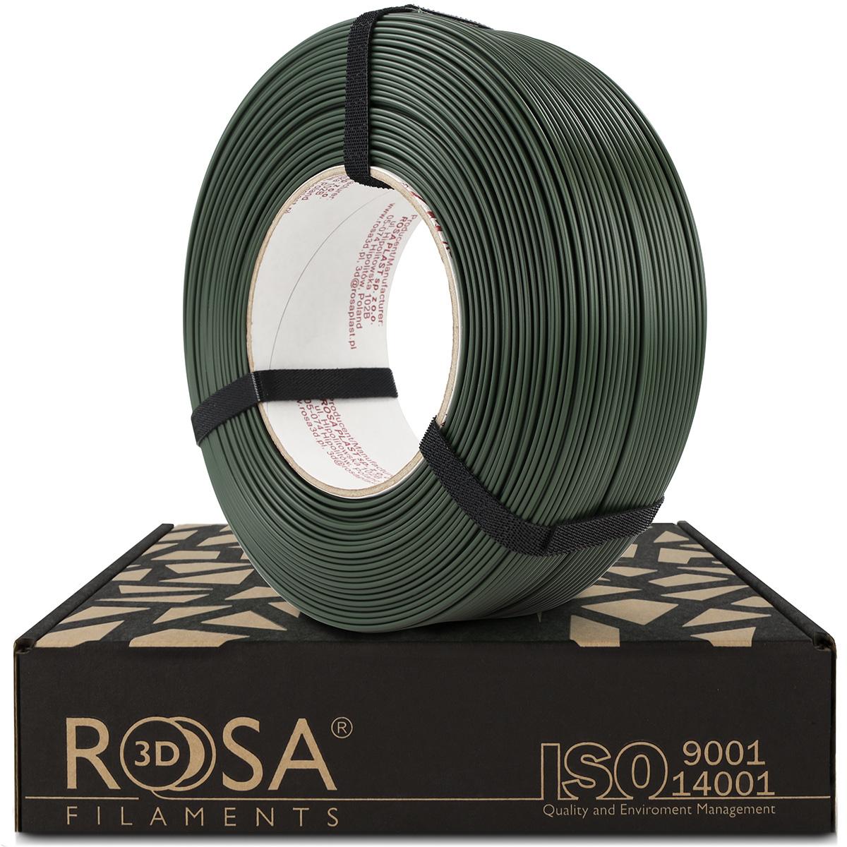 Rosa3D PLA Starter Hunter Green 1,75mm 1kg REFILL
