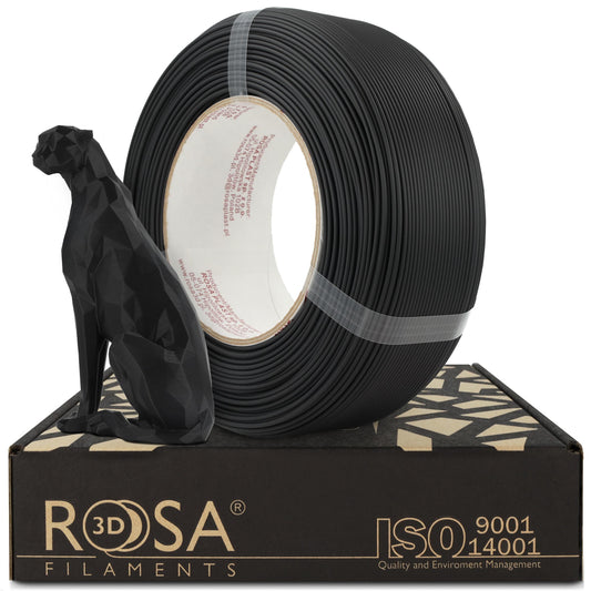 FILAMENT Rosa 3D ReFill PLA Speed Matt Black 1,75mm 1kg