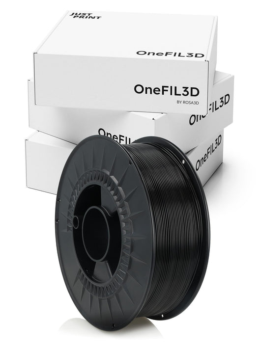 Filament Rosa 3D OneFIL3D PETG Black 1,75mm spool 1kg