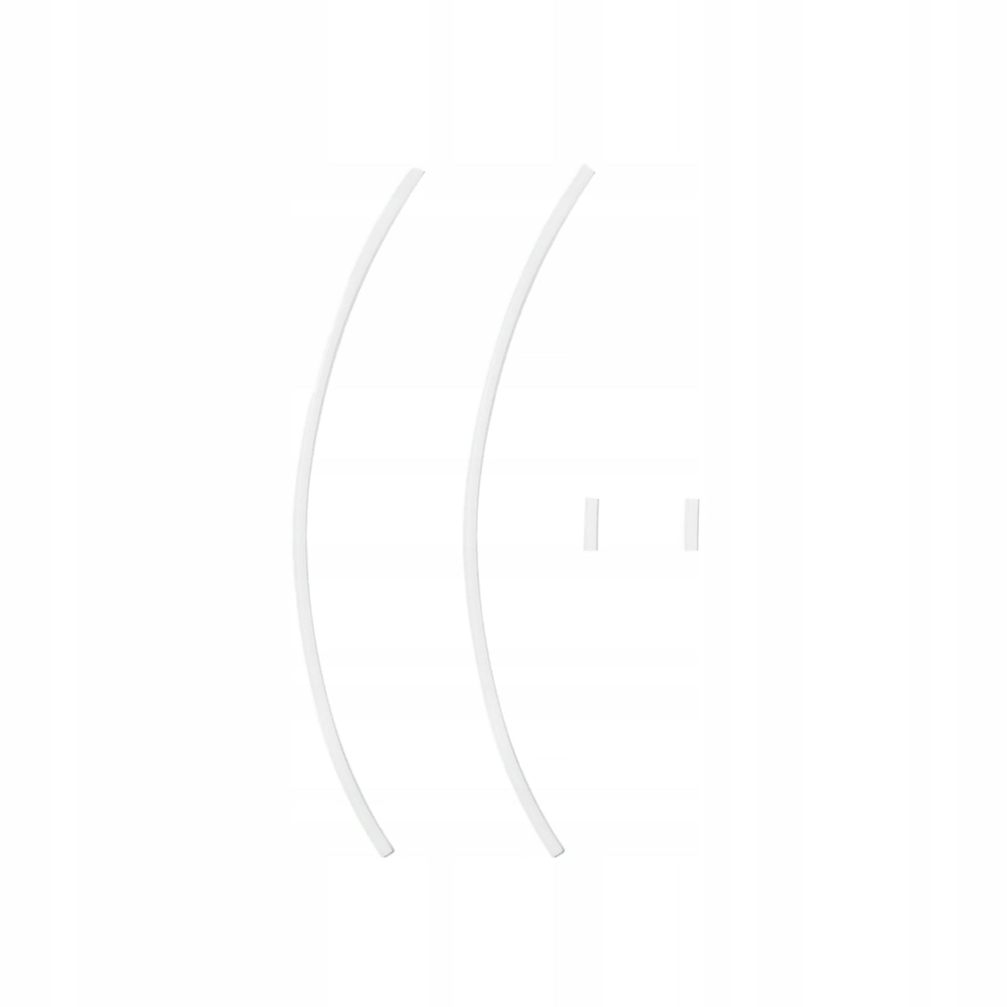 Bambu Lab PTFE Tubes - 530mm*2 + 30mm*2 (P1P) / White