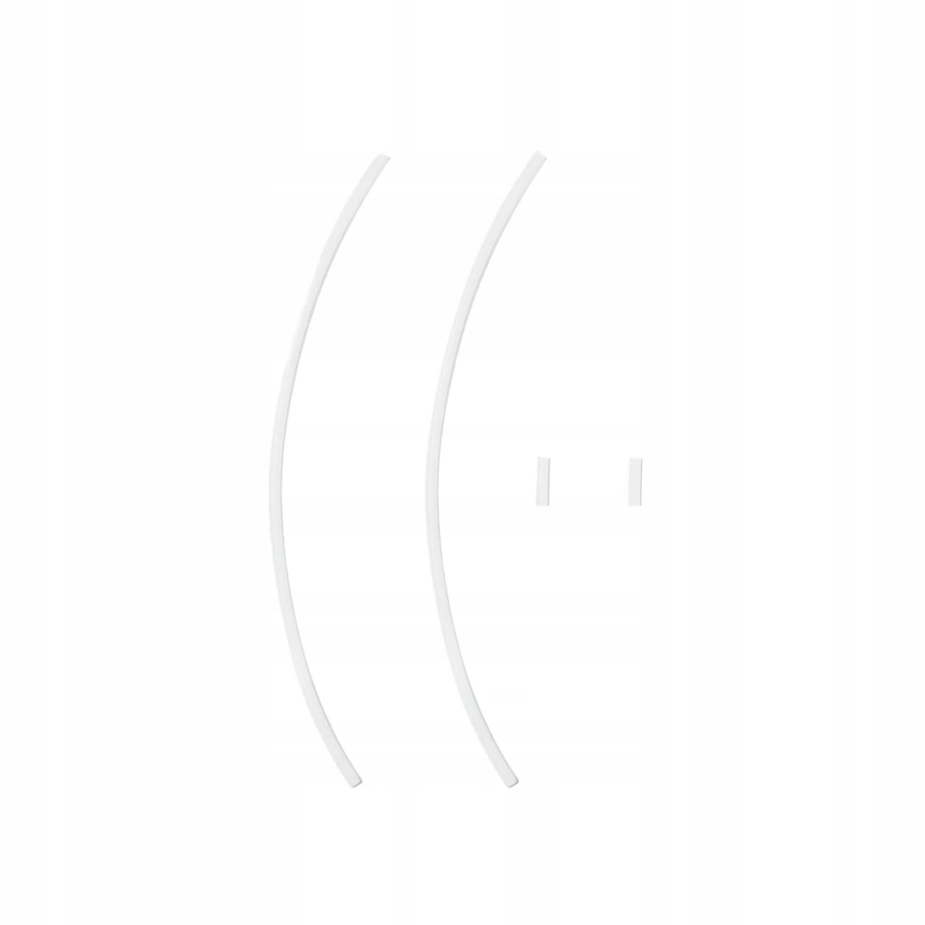 Bambu Lab PTFE Tubes - 530mm*2 + 30mm*2 (P1P) / White