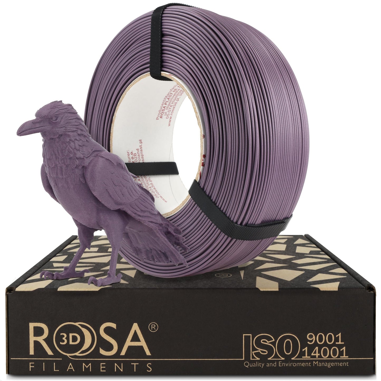 Rosa3D PLA-CF Matt Grape Violet 1.75mm 1kg REFILL