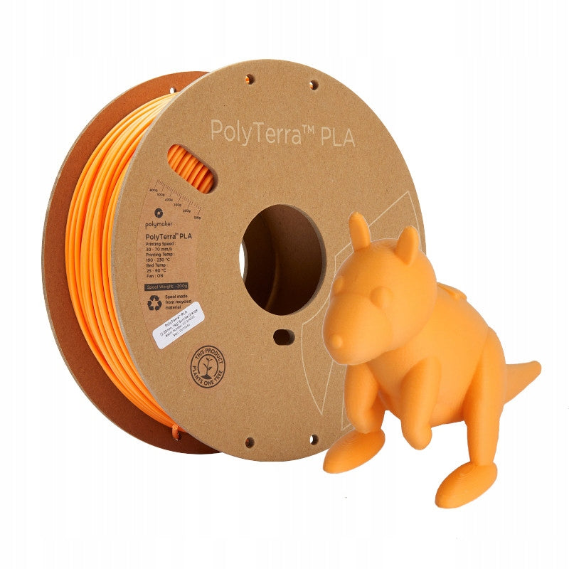 Filament Polymaker PolyTerra PLA 1,75mm, 1kg - Sunrise Orange