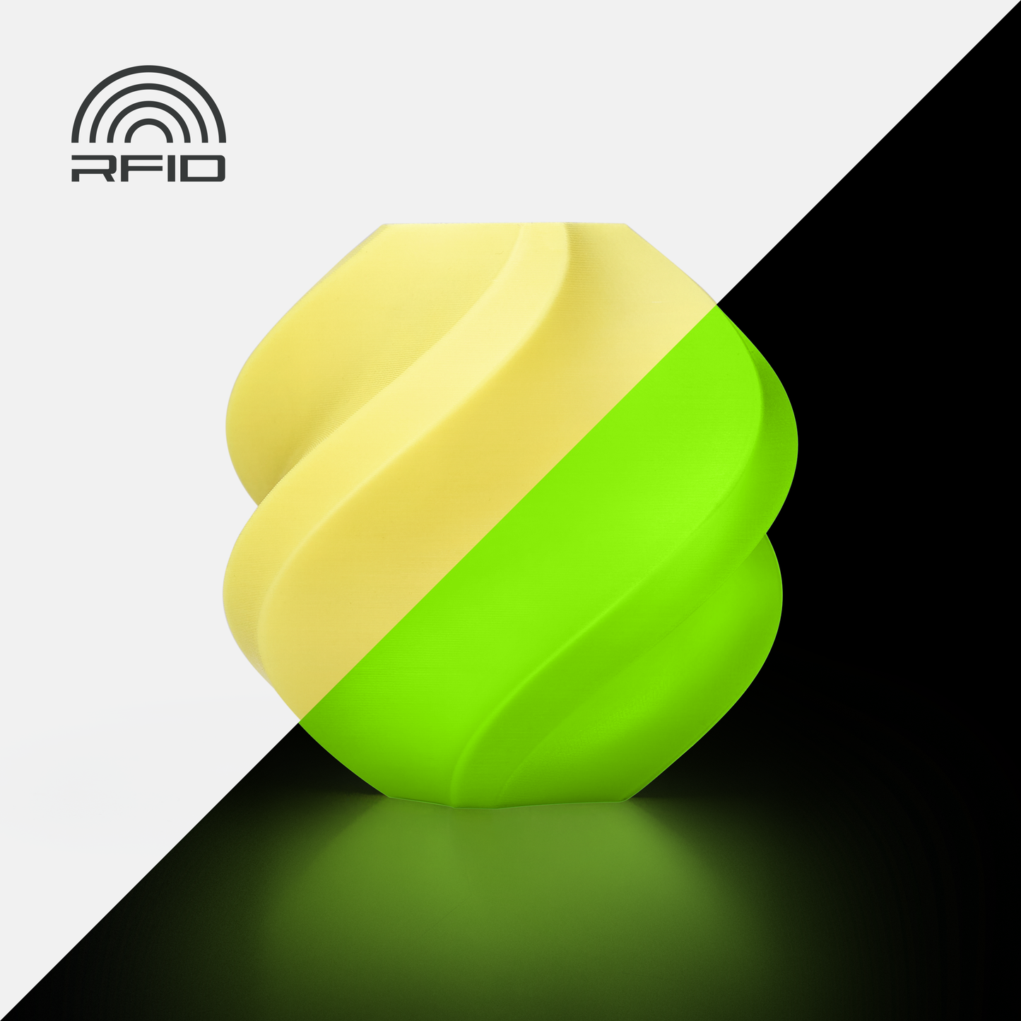 Bambu Lab PLA Glow 1,75mm 1kg Glow Yellow (15400) SZPULA