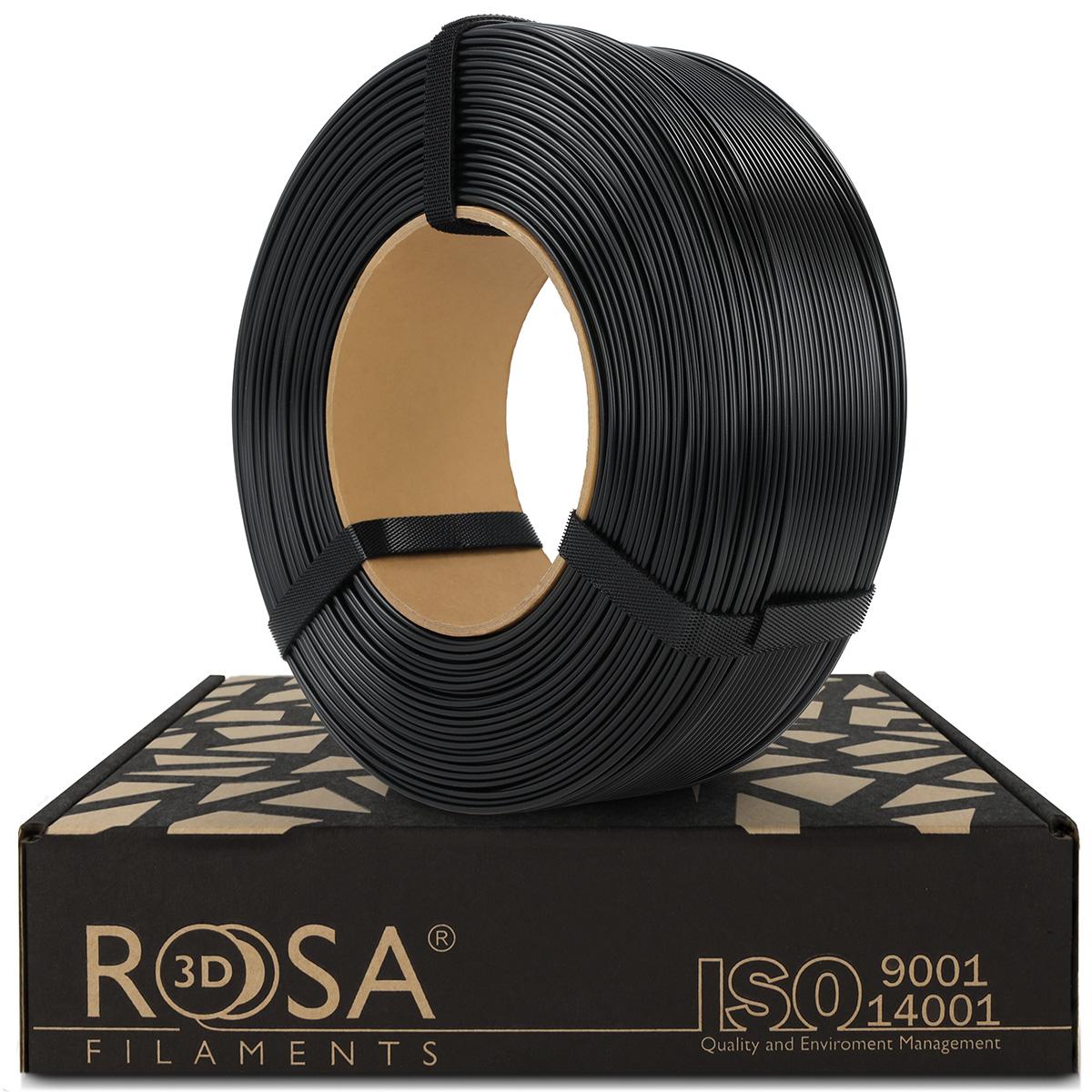 Rosa3D PLA Starter Black 1.75mm 1kg REFILL