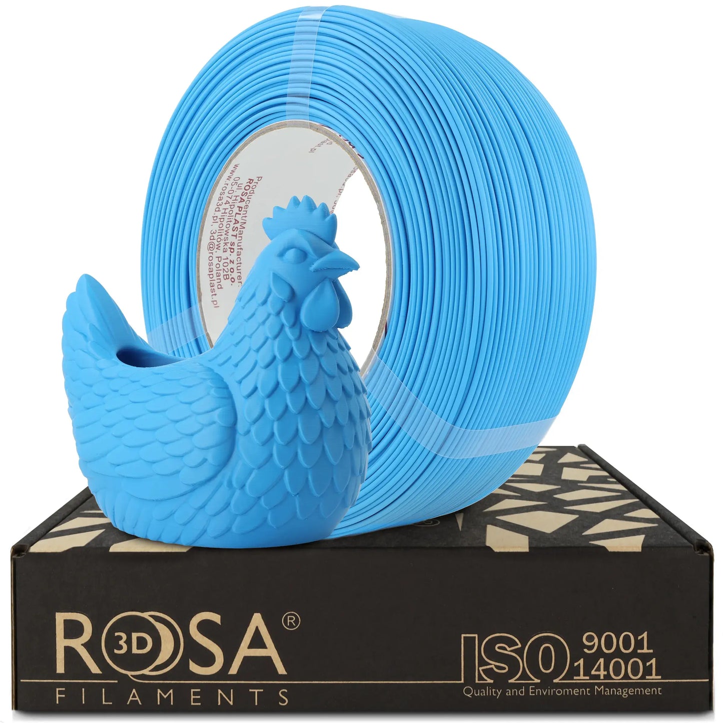 Rosa3D PLA Speed Matt Clear Blue 1.75mm 1kg REFILL