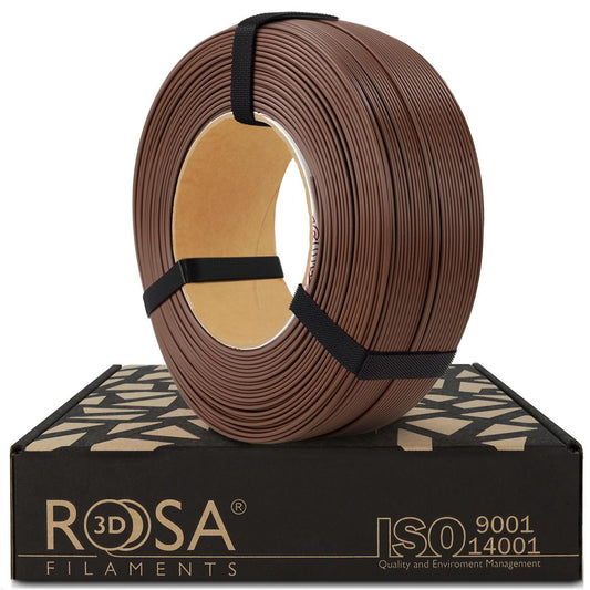 Rosa3D PLA Starter Chocolate Brown 1.75mm 1kg REFILL