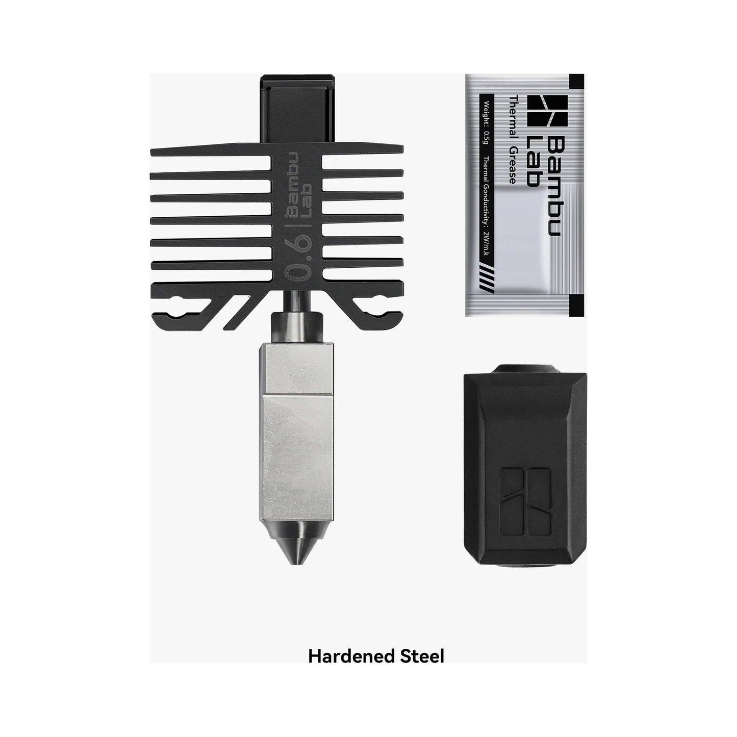 Bambu Lab Hotend - X1C 0.6mm Hardened Steel Hotend