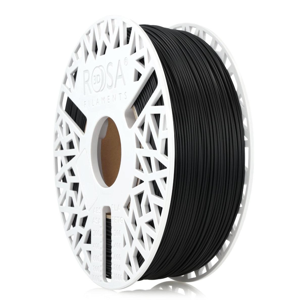 Rosa3D ABS+ Matt Black 1.75mm 1kg SZPULA
