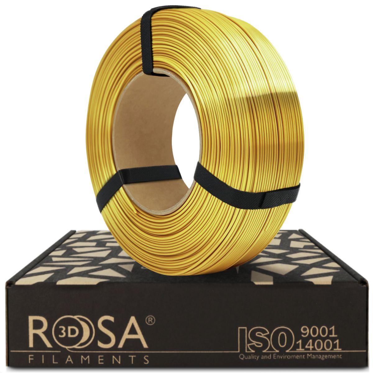 Rosa3D PLA Silk Gold 1.75mm 1kg REFILL