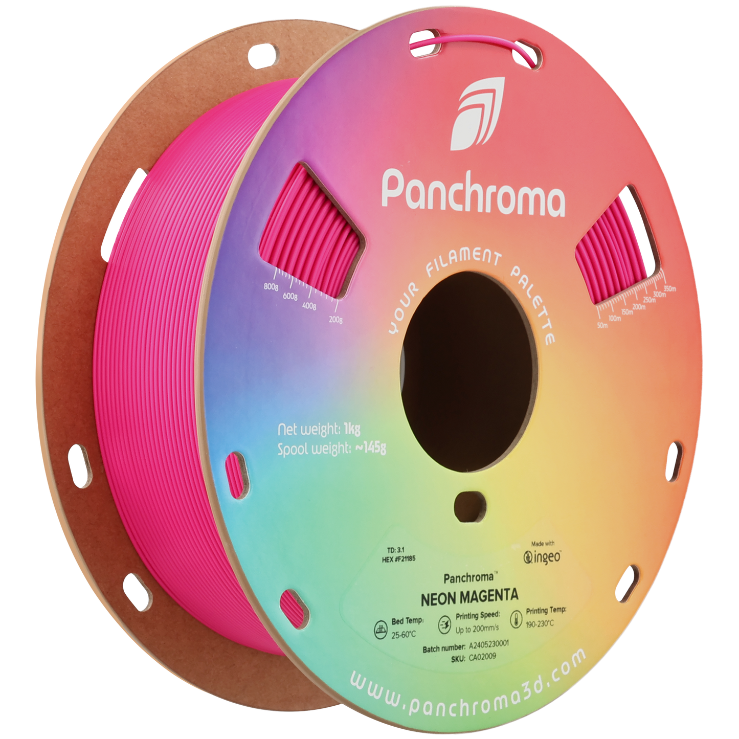 Polymaker Panchroma PLA Neon Magenta 1.75 mm 1kg