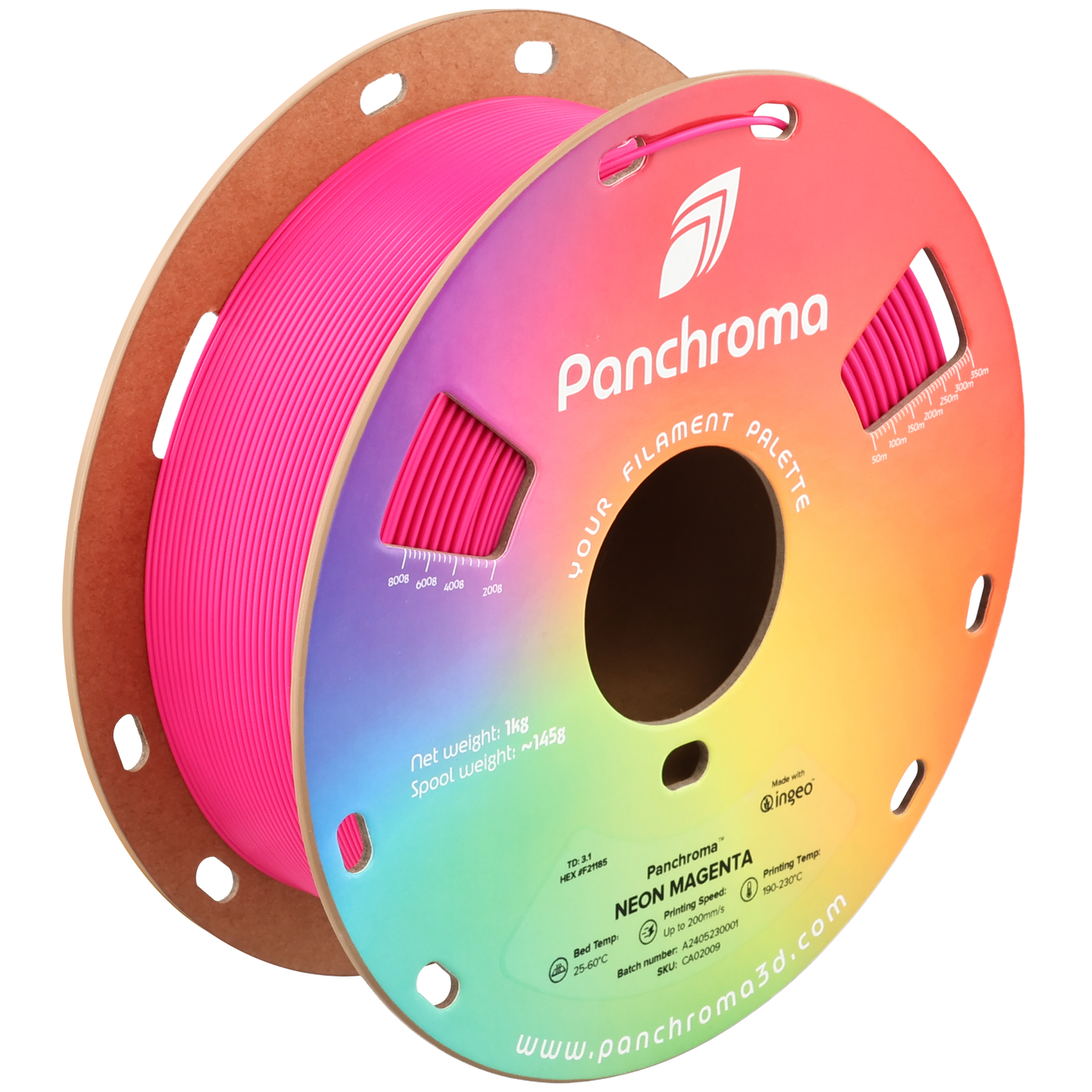 Polymaker Panchroma PLA Neon Magenta 1.75 mm 1kg